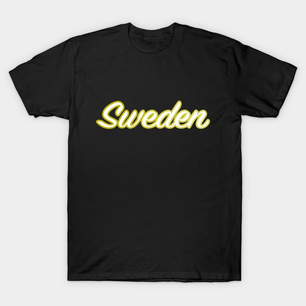 Sweden T-Shirt by lenn